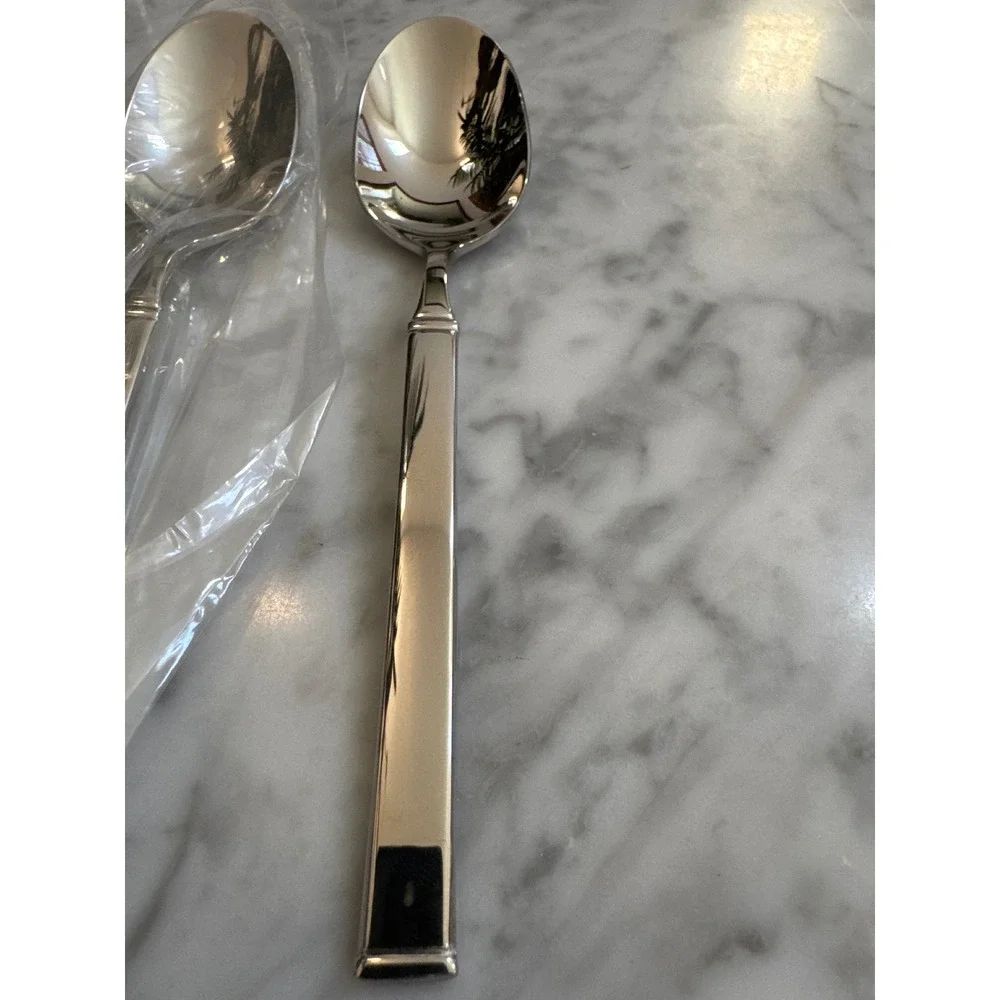 Hampton Forge Signature Tableau 18/10 Stainless Teaspoons Set of 4 Glossy HSVTAB